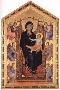 heilige bernardino siena predigt alfons v aragon Ölbilder verkaufen - Rucellai Madonna Schule Siena Duccio